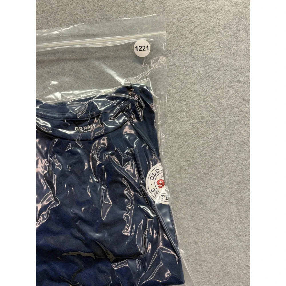 Old Navy Skate Shop Graphic Tee Navy Blue Boys XL 14-16 Short Sleeve T-Shirt